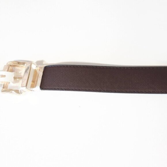 NWT MICHAEL Michael Kors brown & maroon brown reversible belt XL - Picture 2 of 7